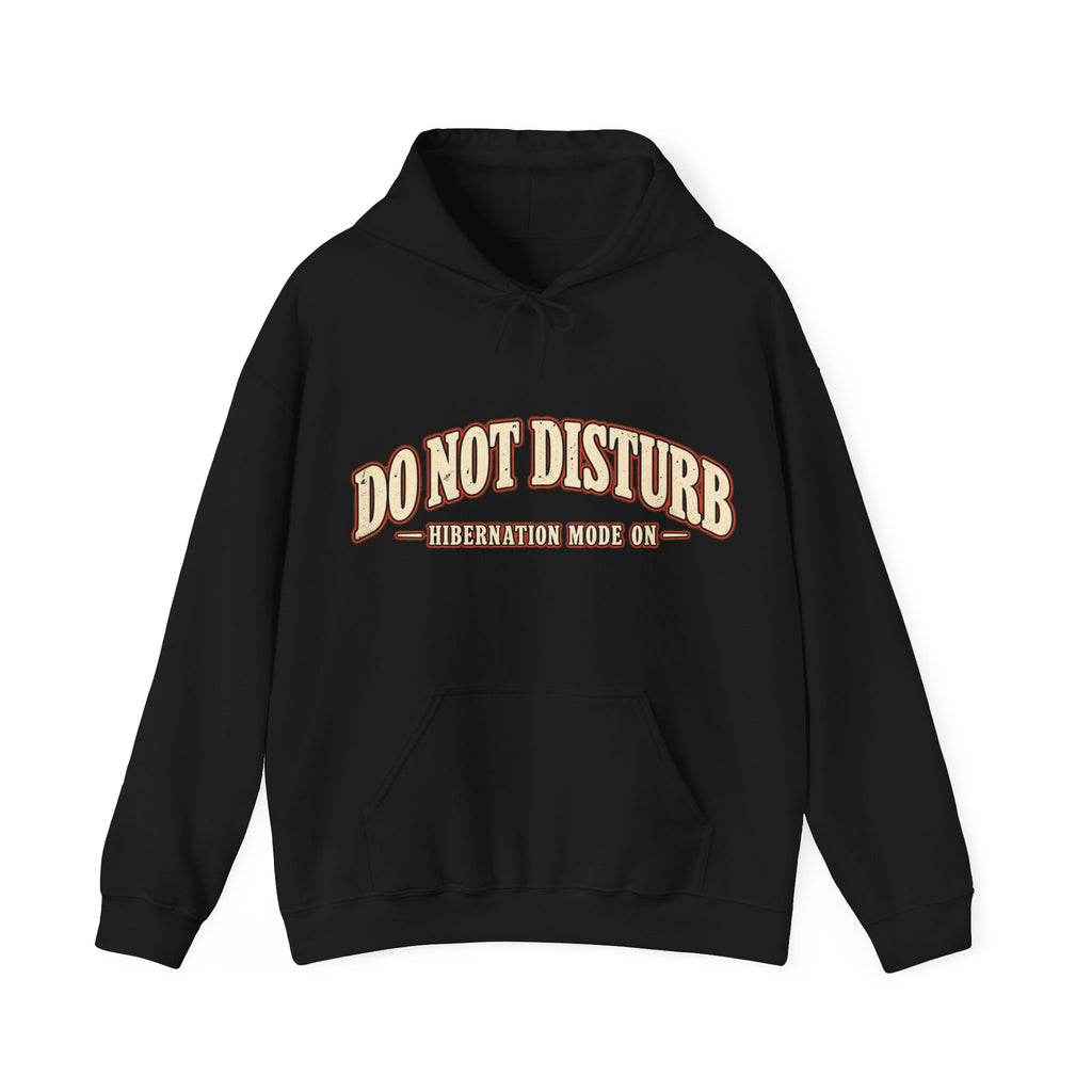 Hibernation Prep bear hoodie in Black