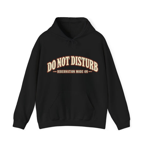 Hibernation Prep bear hoodie in Black