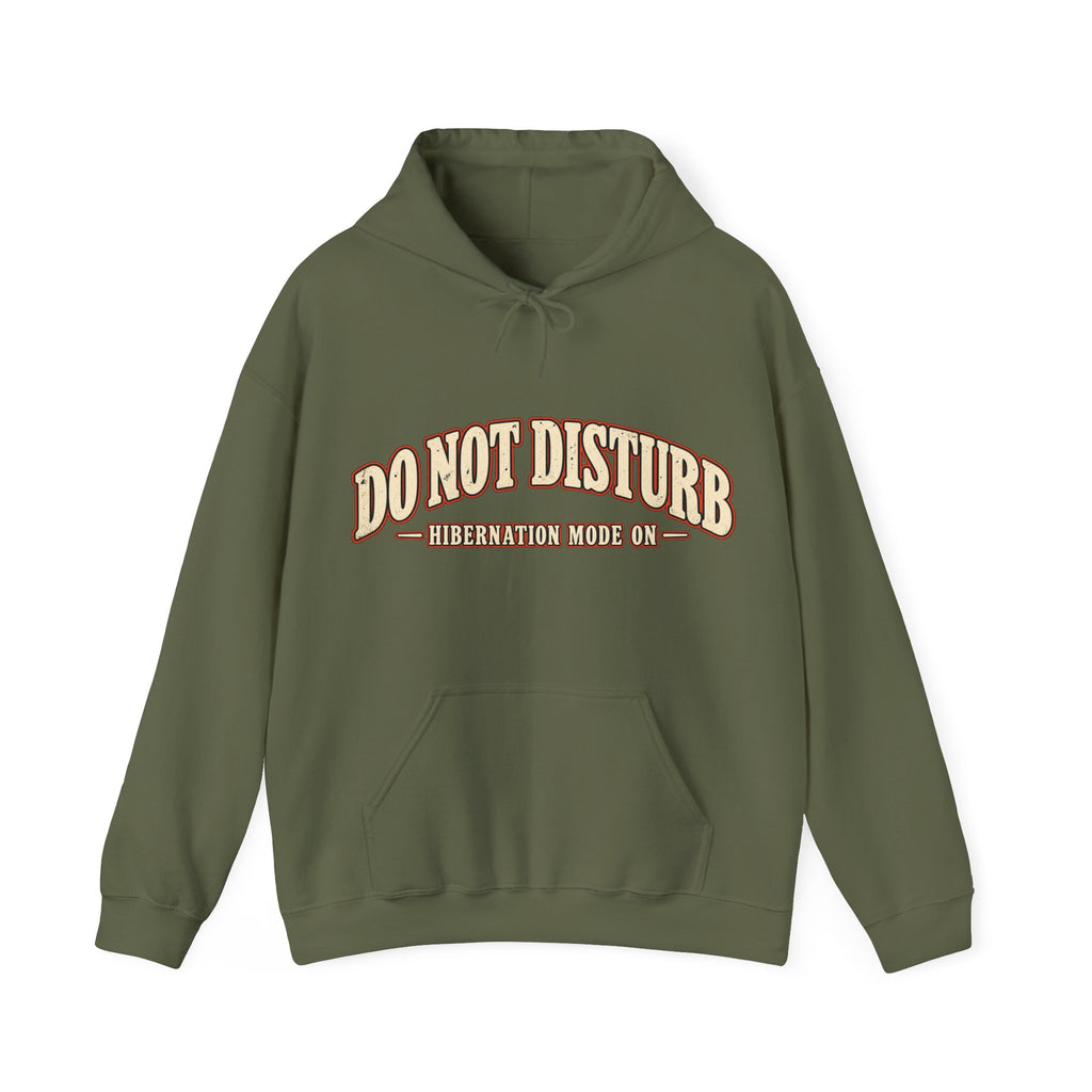 Hibernation Prep bear hoodie in Military Green