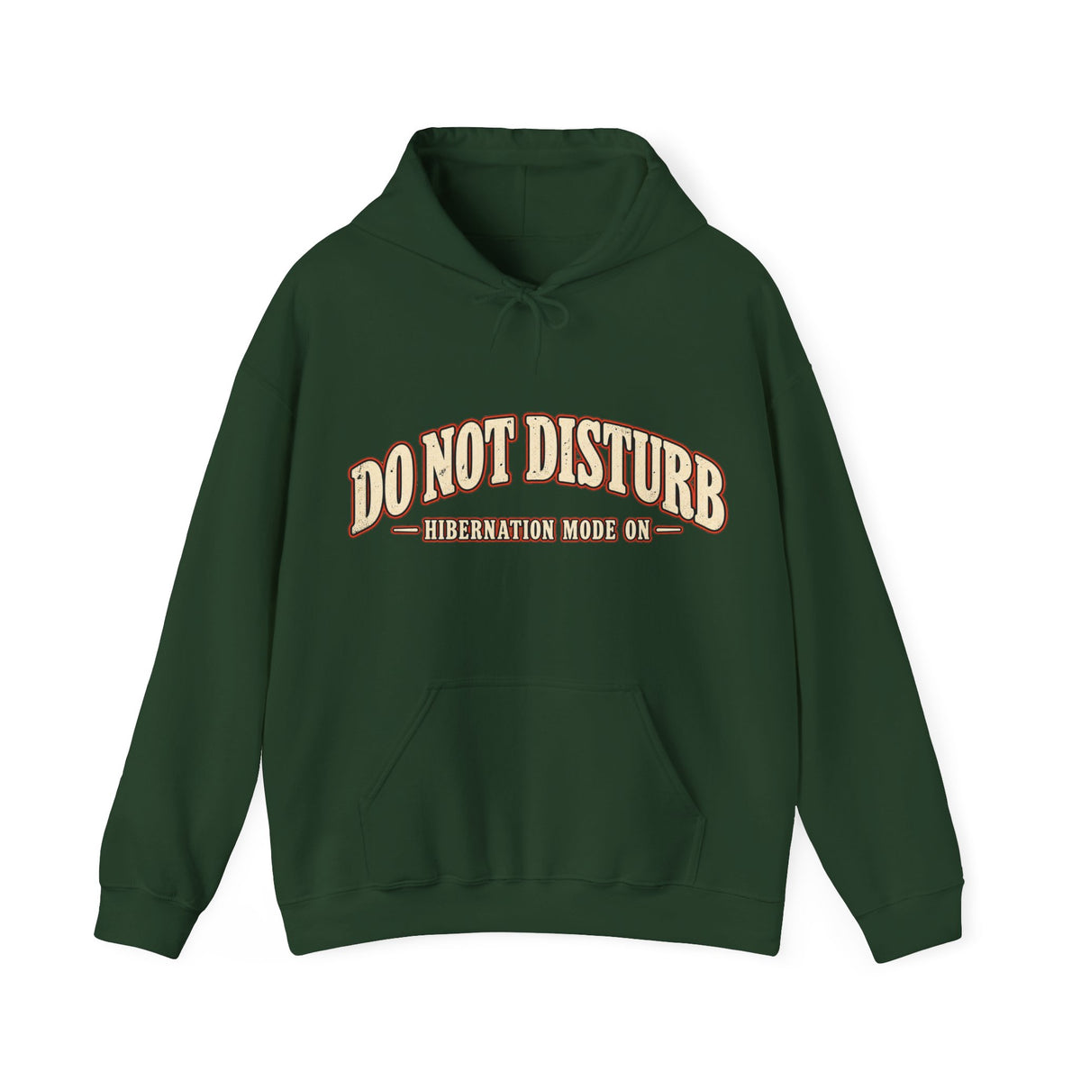 Do Not Disturb Hoodie — Hibernation Mode On Bear Winter Graphic Hoodie