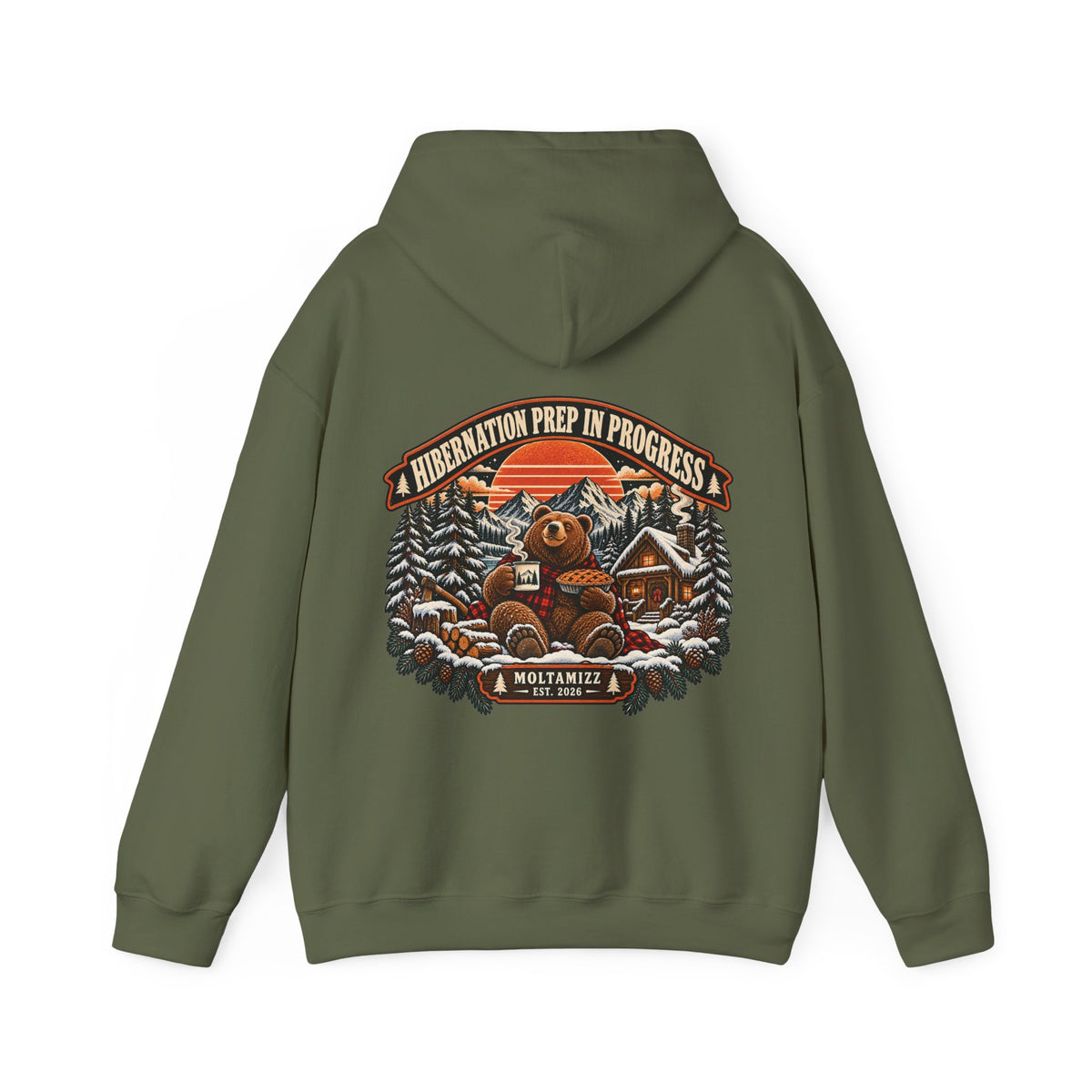 Hibernation Prep Bear Hoodie – Do Not Disturb